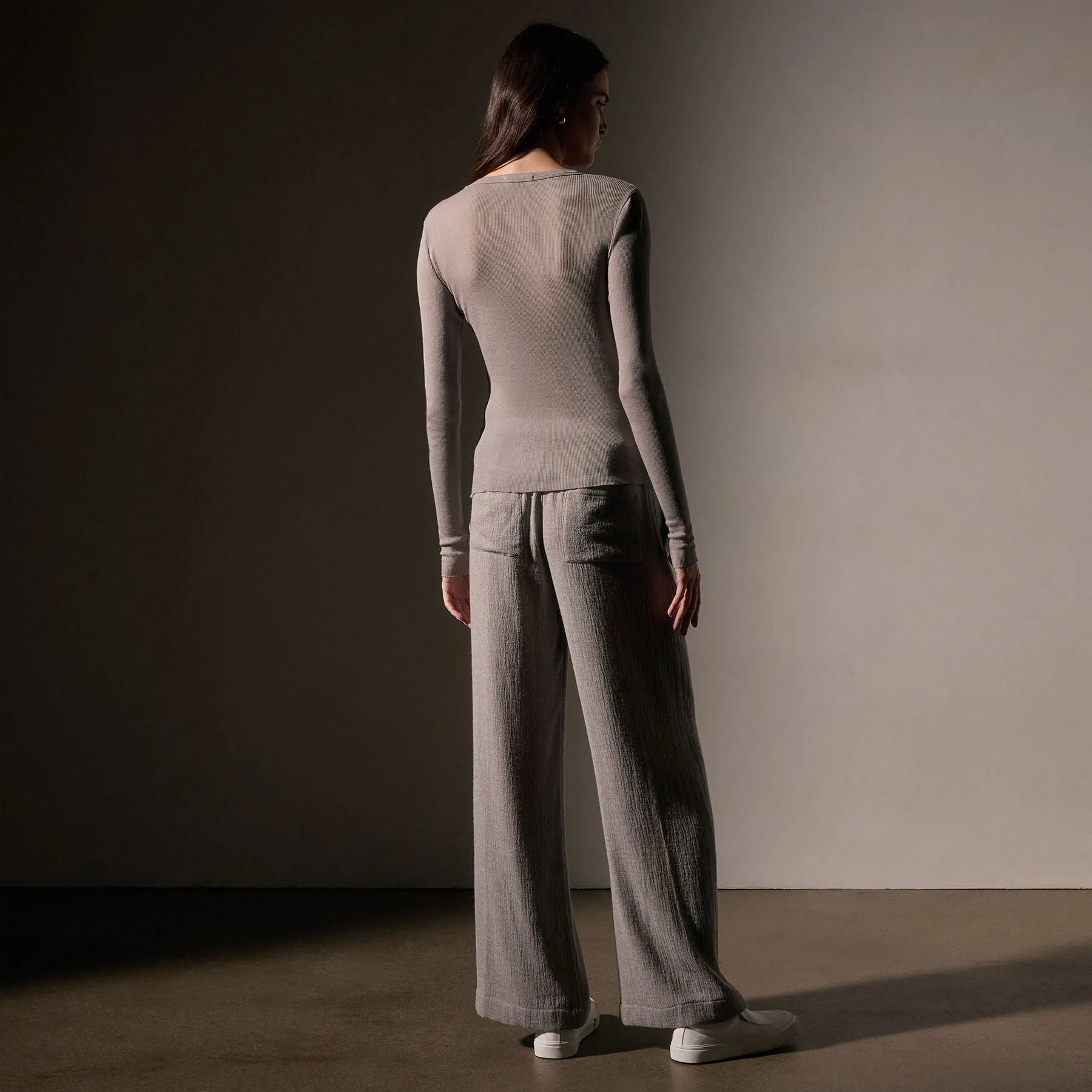 Deep V Tee - Dapple sold by James Perse product image thumbnail 4