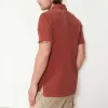 Sueded Jersey Polo - Ember Pigment sold by James Perse