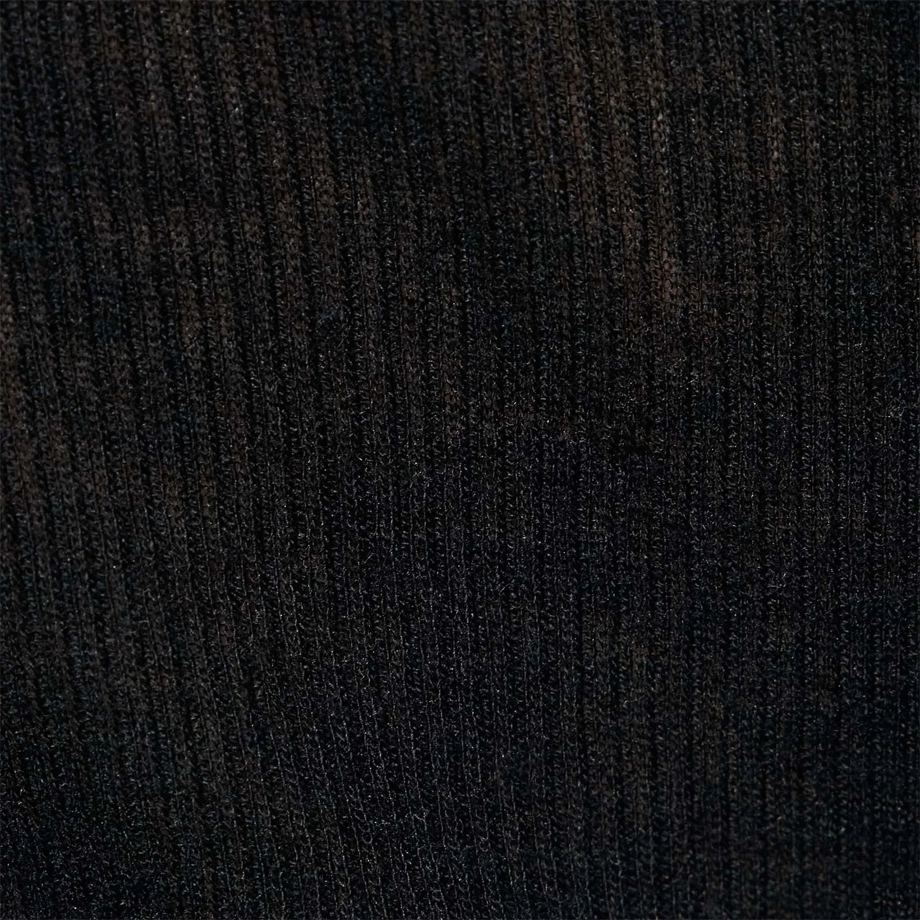 Cotton Cashmere Rib Open Polo - Black sold by James Perse product image thumbnail 5