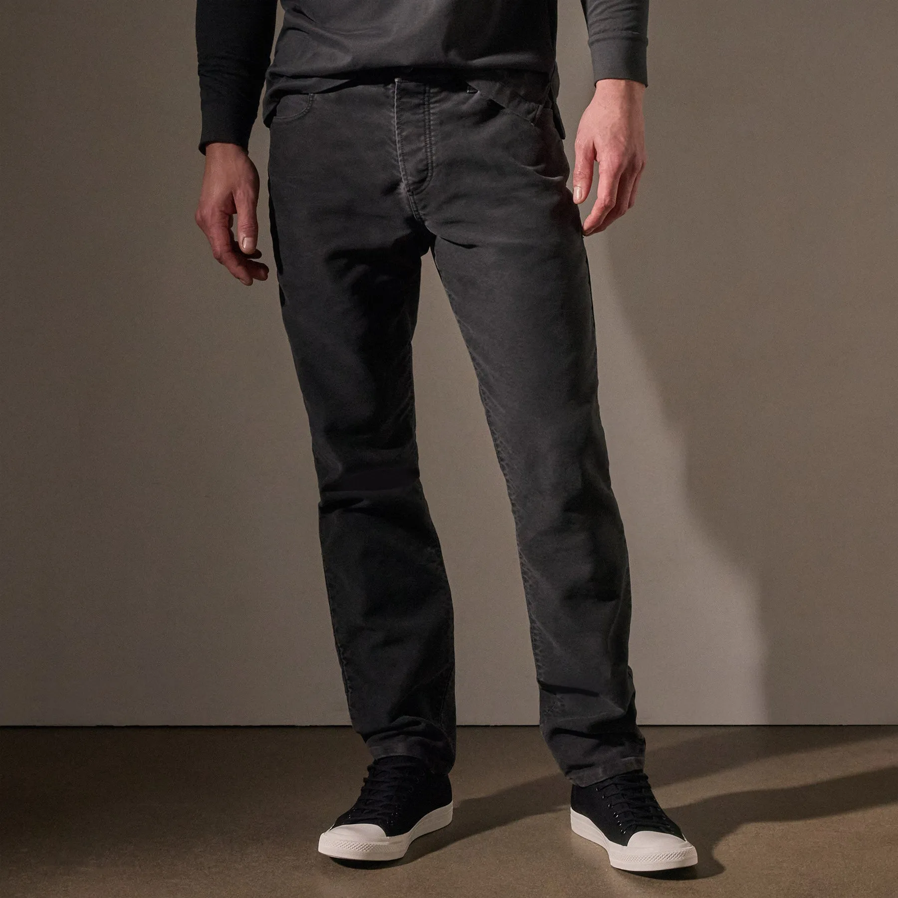 Cotton Moleskin 5 Pocket Pant - Magma Pigment sold by James Perse