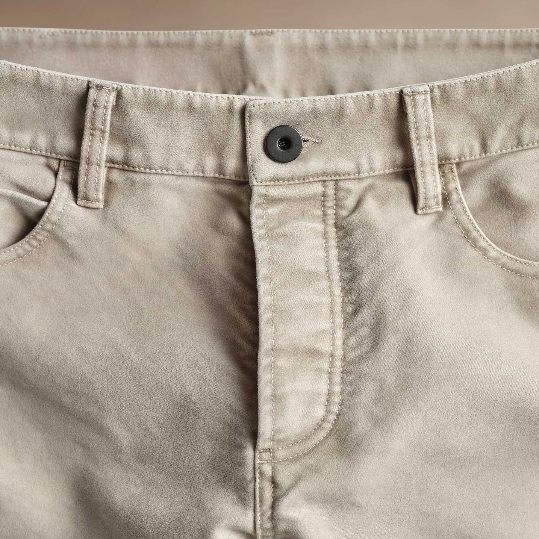 Cotton Moleskin 5 Pocket Pant - Light Tan Pigment sold by James Perse product image thumbnail 5