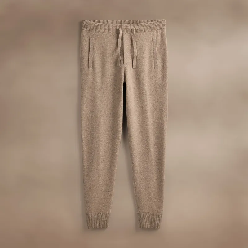 Recycled Cashmere Track Pant With Pockets - Coyote sold by James Perse