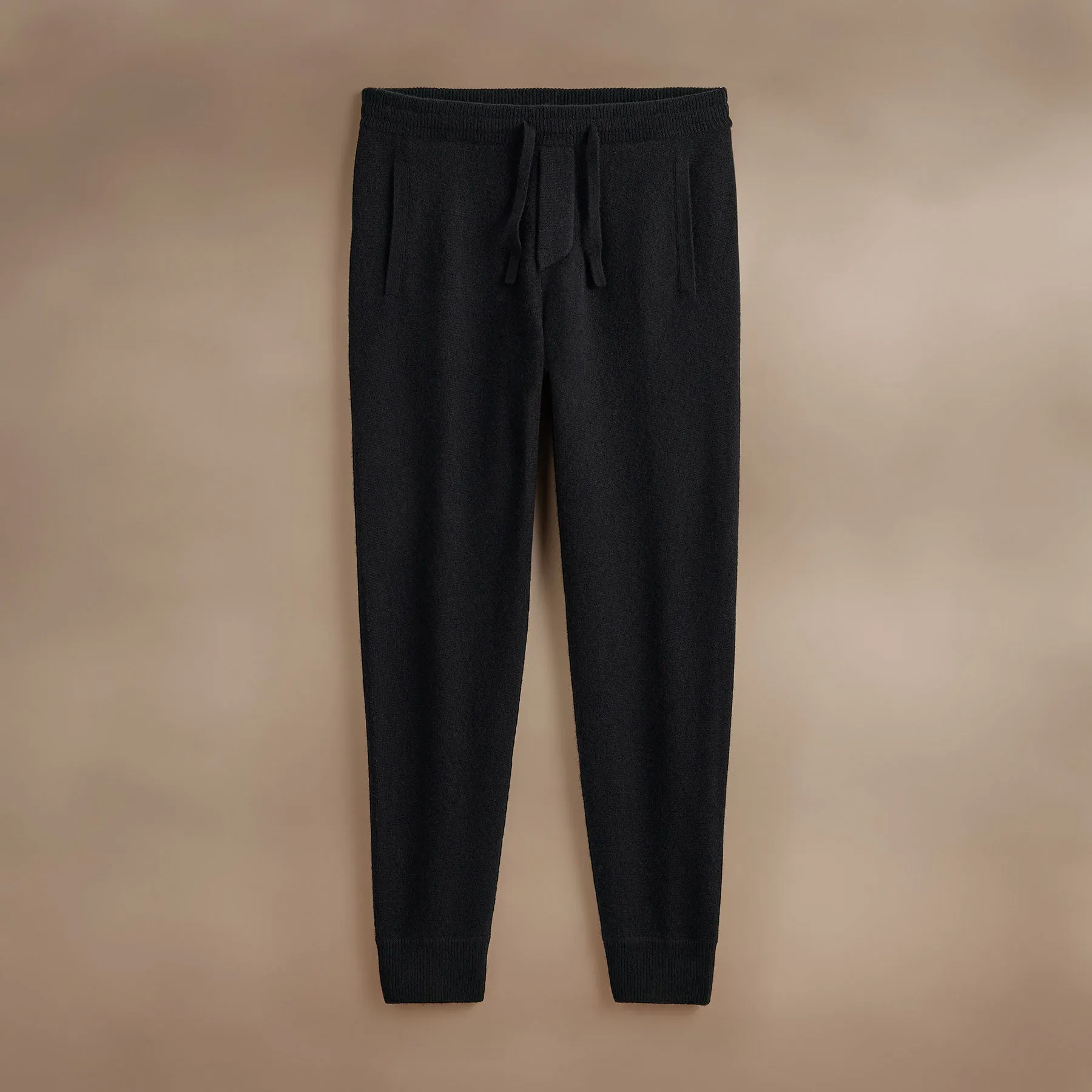 Recycled Cashmere Track Pant With Pockets - Black sold by James Perse
