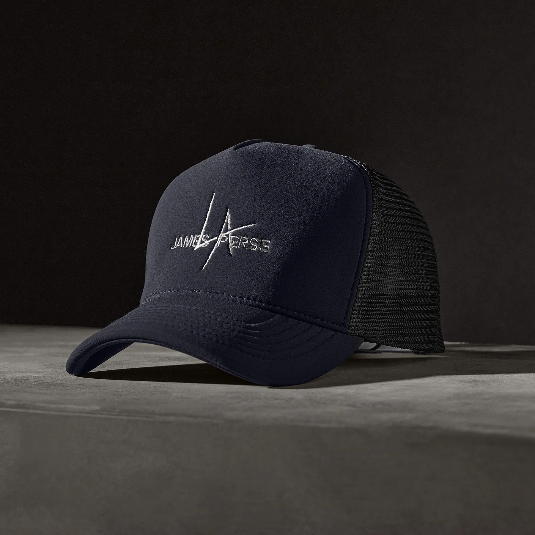 JP x LA Trucker Hat - Navy sold by James Perse product image thumbnail 2