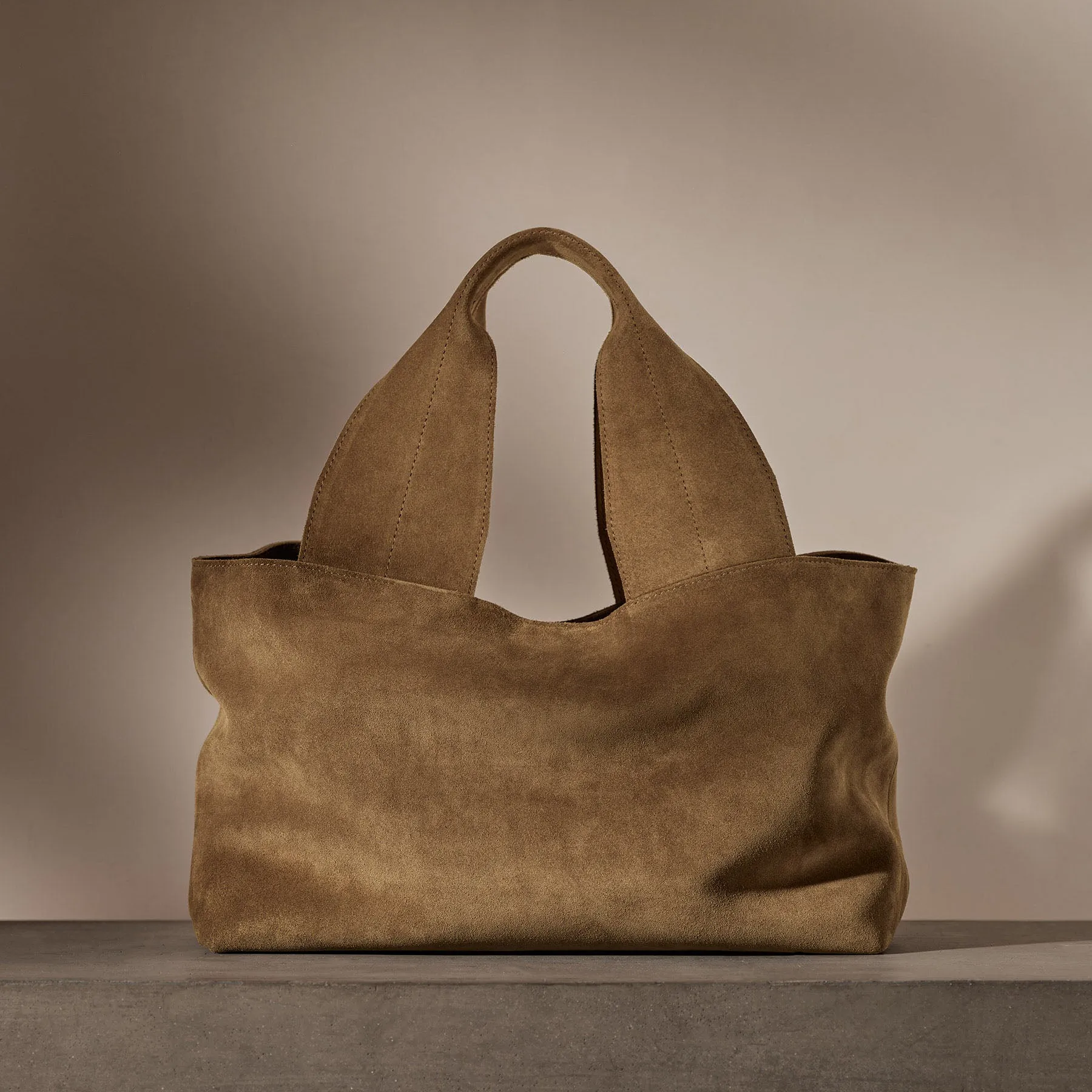 Suede Tote Bag - String sold by James Perse