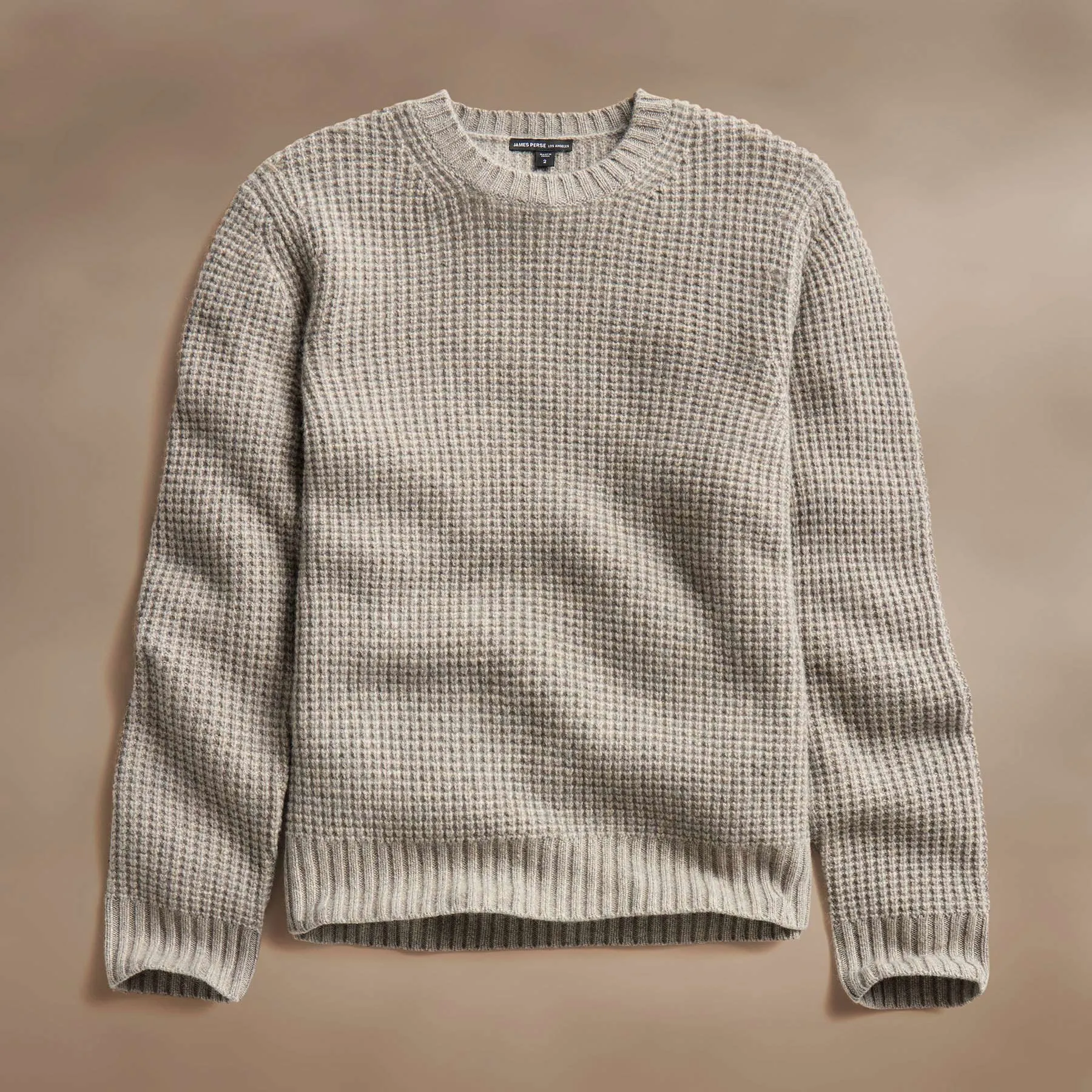 Waffle Knit Sweater - Overcast sold by James Perse