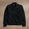 Cashmere Shawl Collar Pullover - Black sold by James Perse