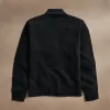 Cashmere Shawl Collar Pullover - Black sold by James Perse