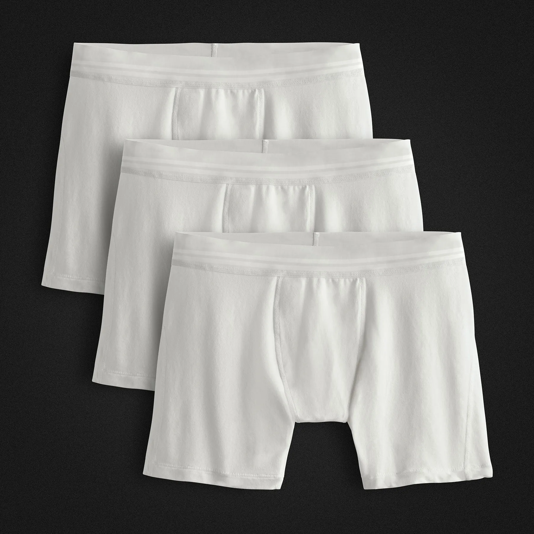 Elevated Lotus Sport Boxer Short 3 Pack - White sold by James Perse