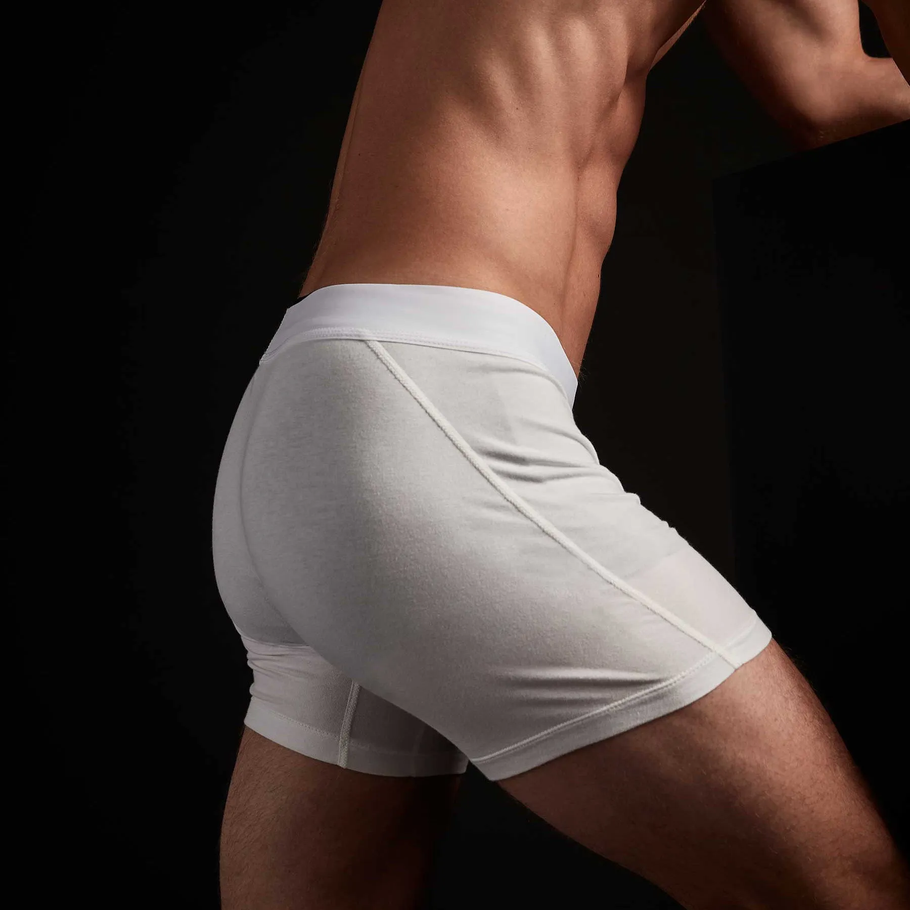 Elevated Lotus Sport Boxer Short 3 Pack - White sold by James Perse product image thumbnail 5