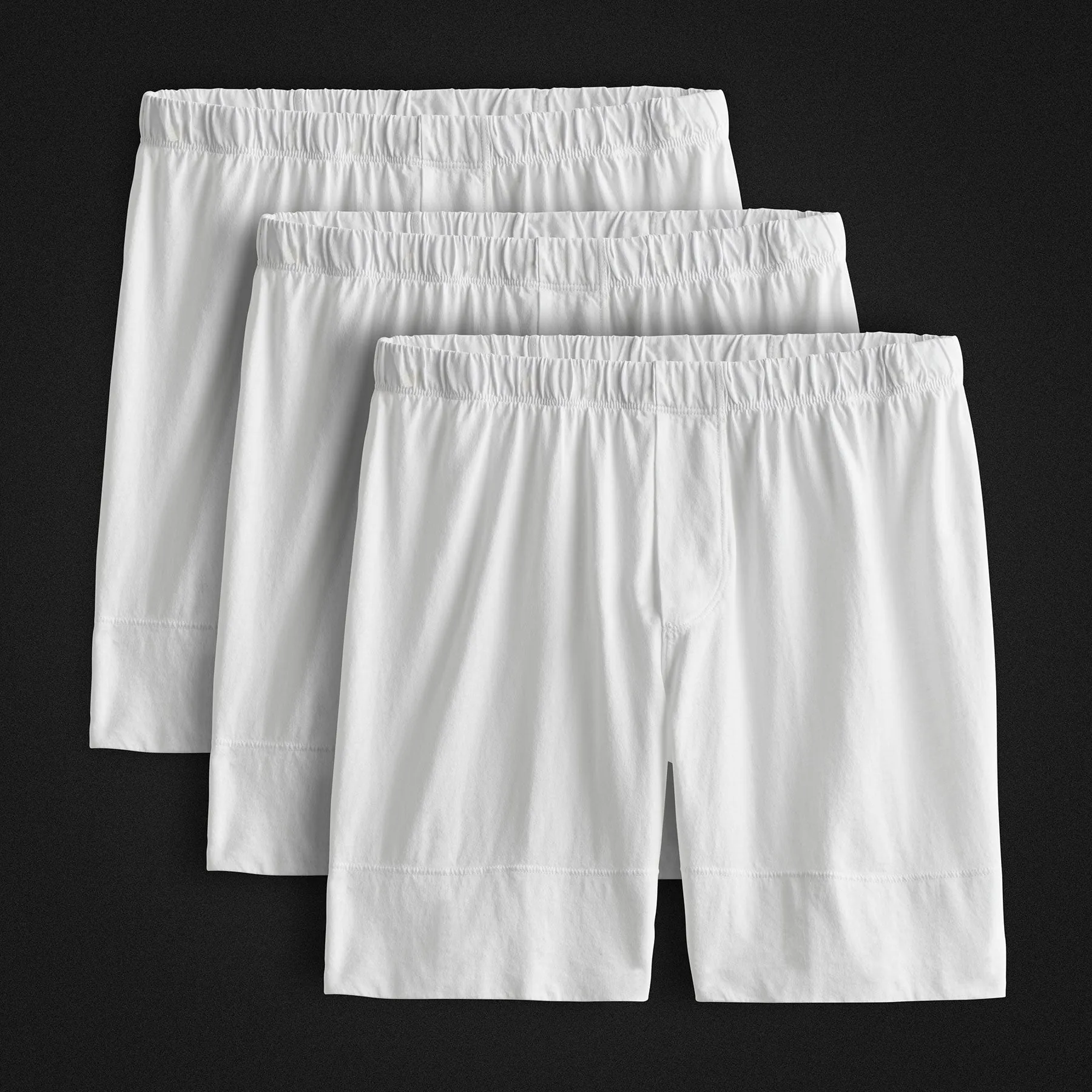 Classic Boxer Short 3 Pack - White sold by James Perse