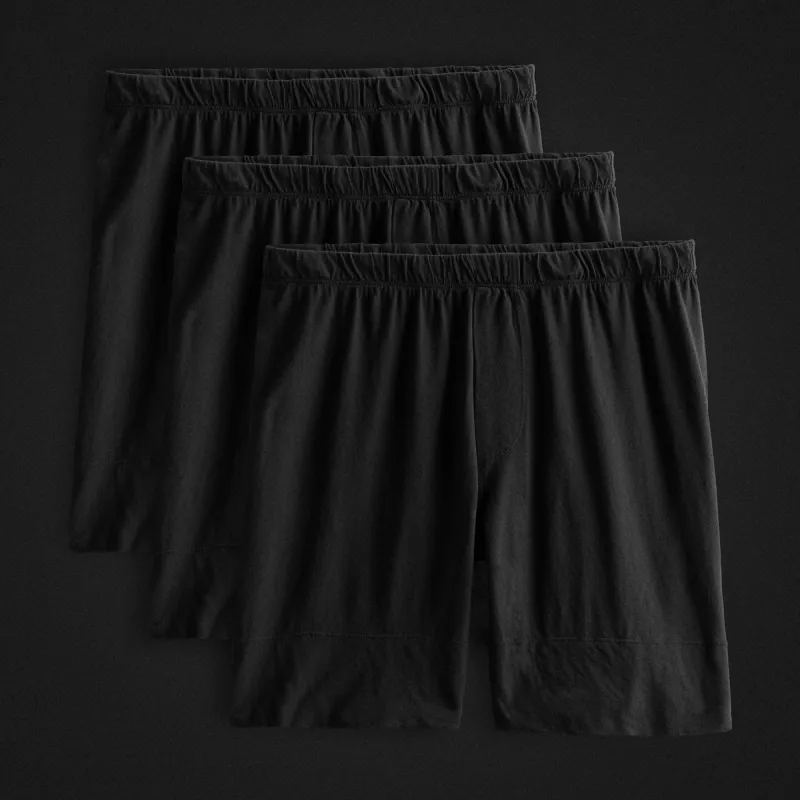 Classic Boxer Short 3 Pack - Black made by James Perse