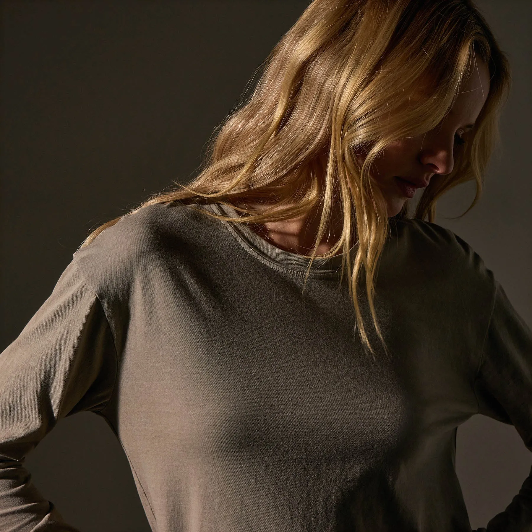 Vintage Boxy Tee - Overcast Pigment sold by James Perse product image thumbnail 2