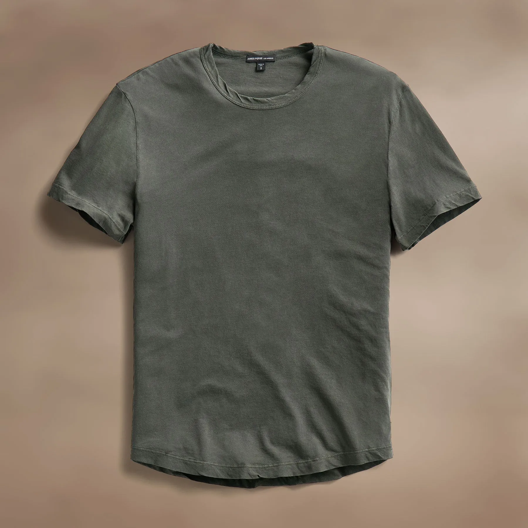 Clear Jersey Crew - Granite Pigment sold by James Perse