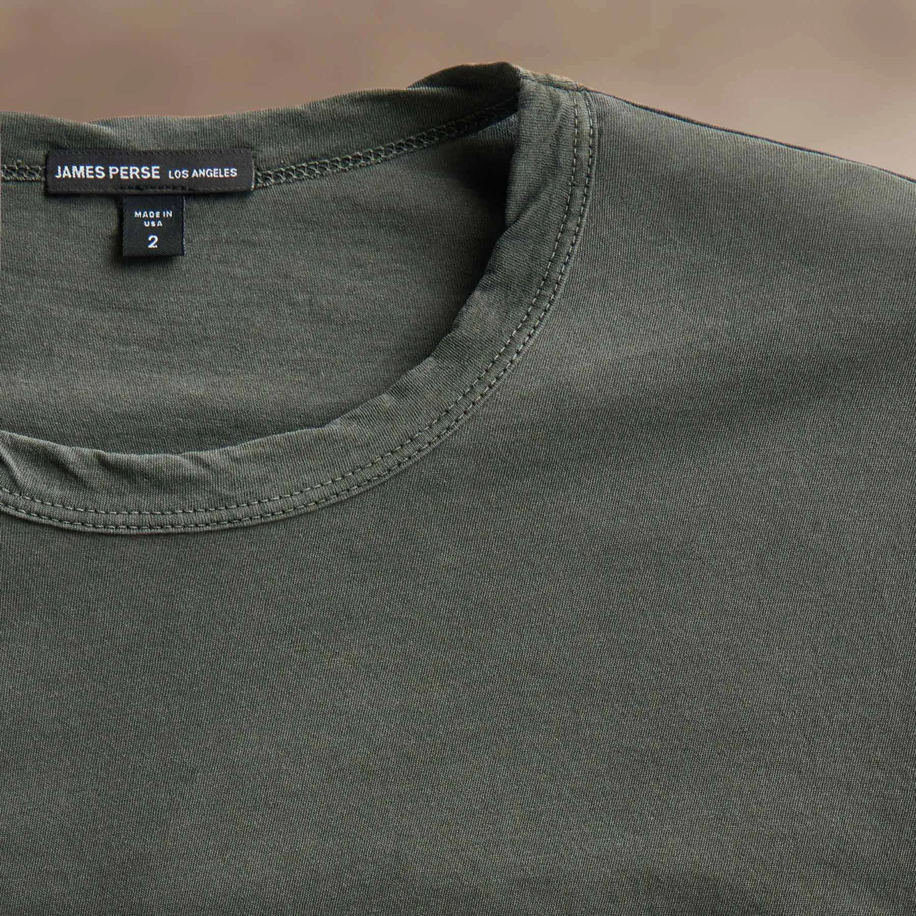 Clear Jersey Crew - Granite Pigment sold by James Perse product image thumbnail 2