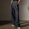 Pleated Denim Pant - Black Enzyme Wash sold by James Perse