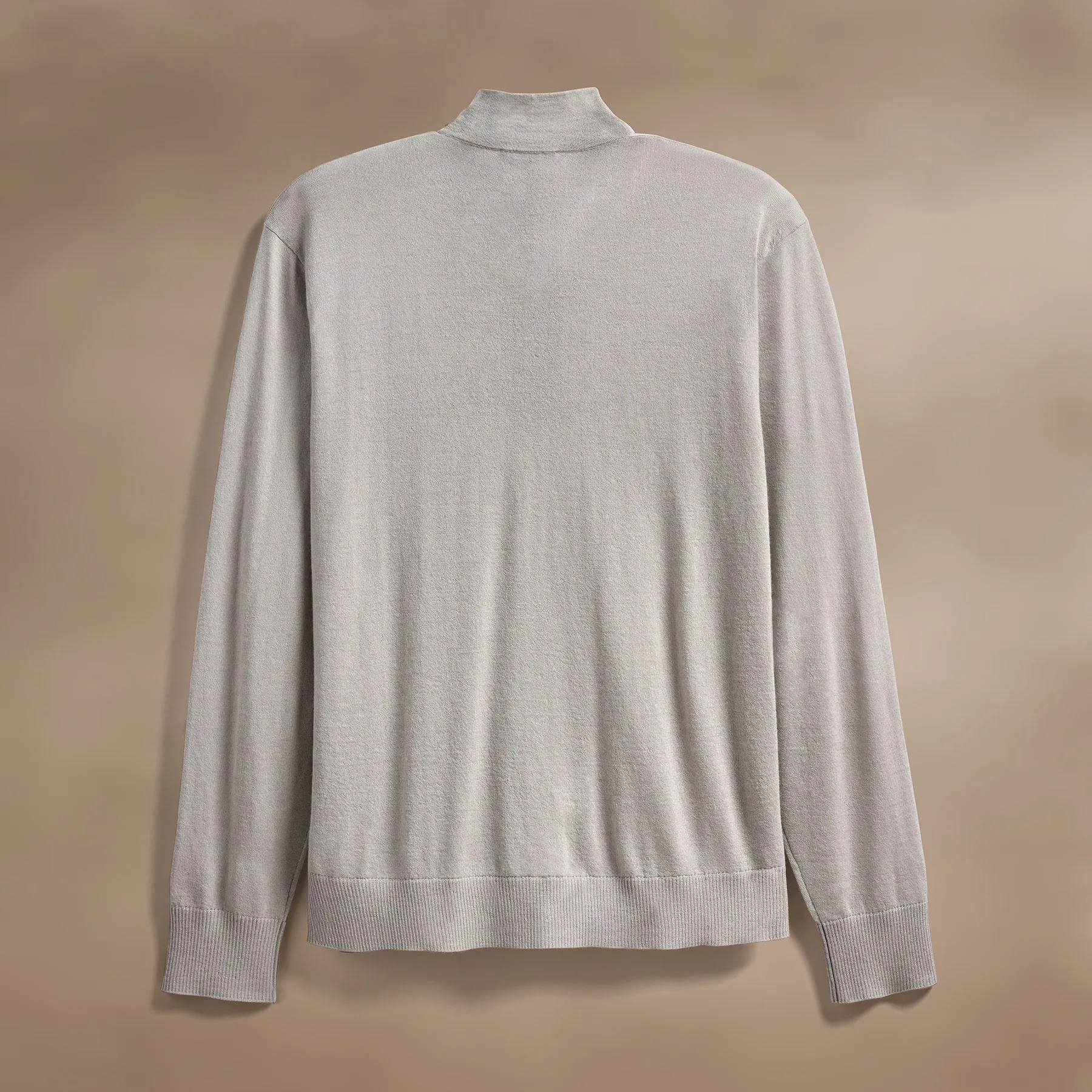 Ultra Fine Cashmere Half Zip - Concrete sold by James Perse product image thumbnail 4