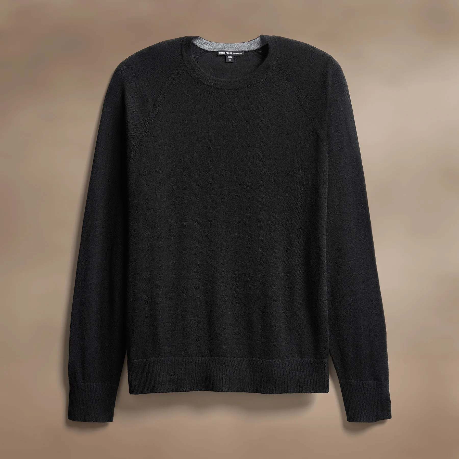 Ultra Fine Cashmere Crew - Black sold by James Perse