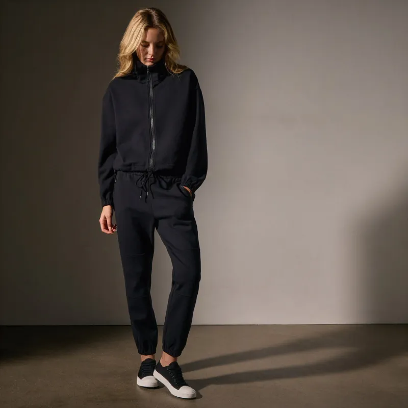 Matte Scuba Track Pant - Black sold by James Perse