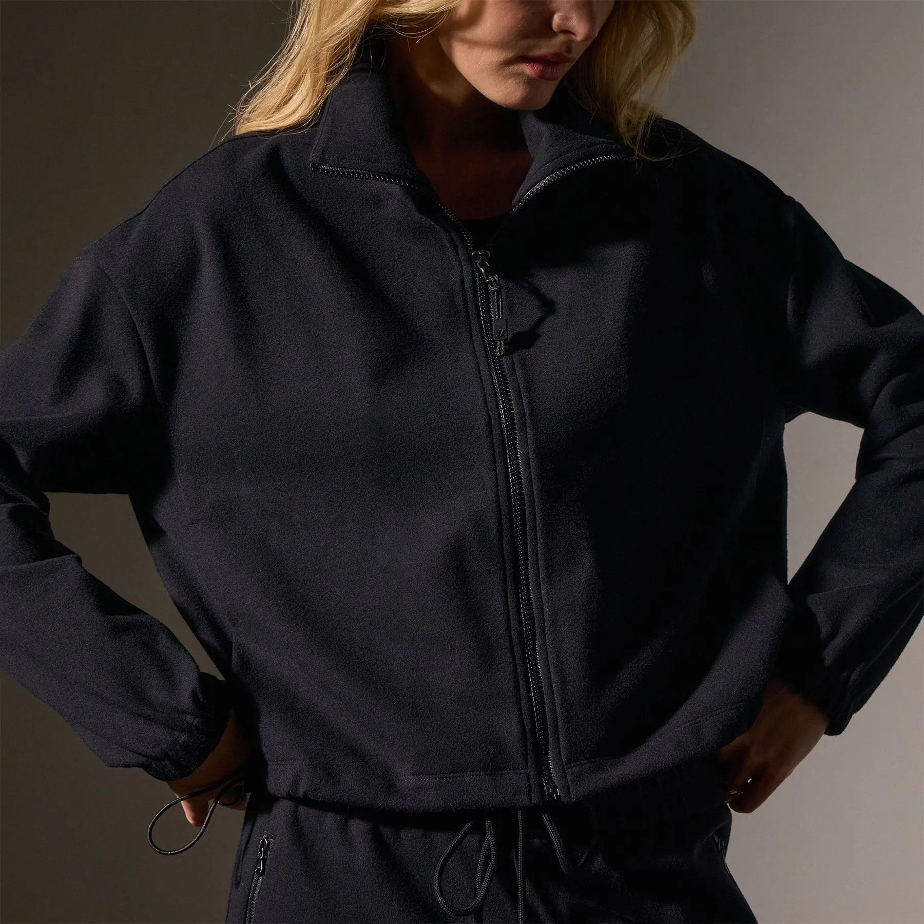 Matte Scuba Full Zip - Black sold by James Perse product image thumbnail 2