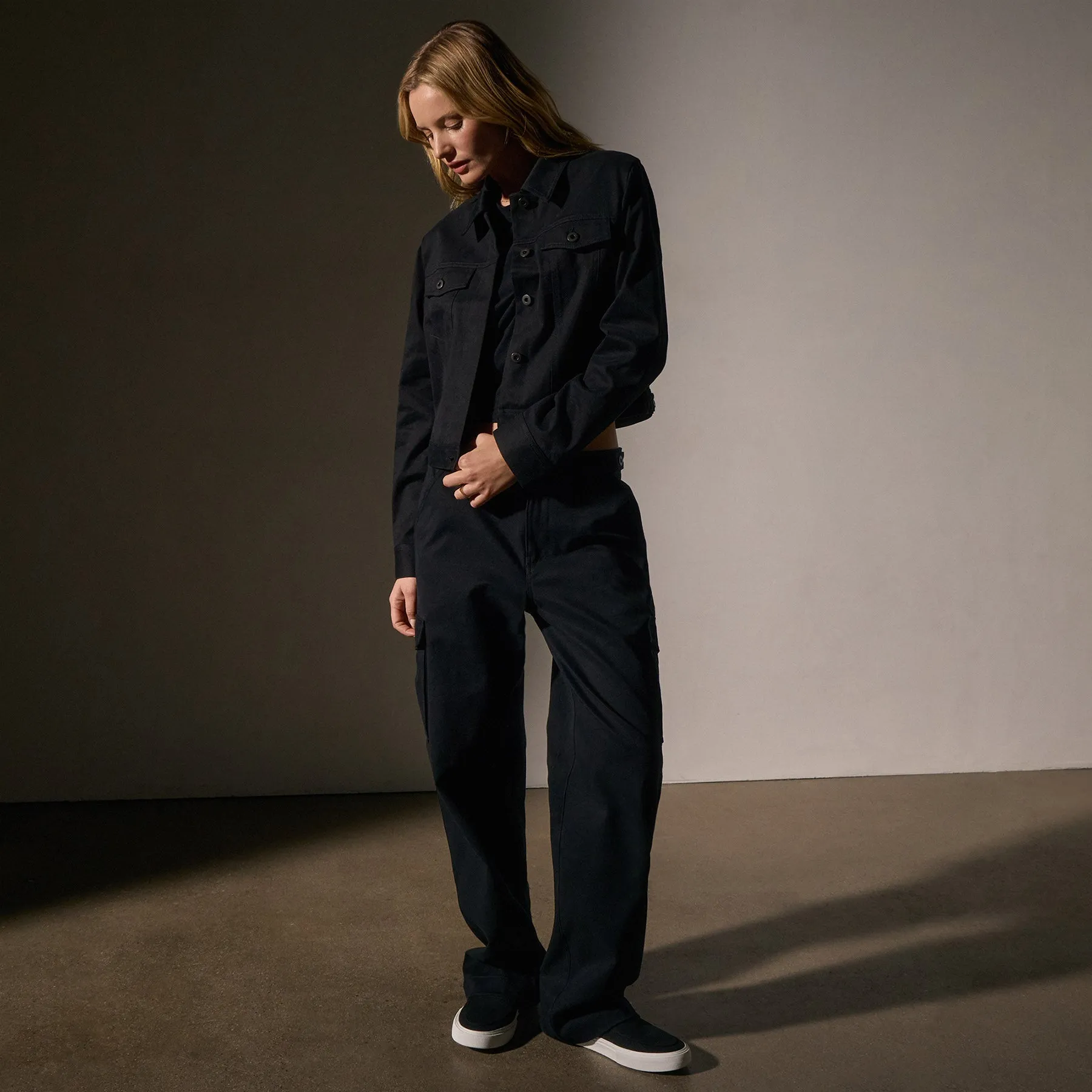 Cashmere Touch Jacket - Black sold by James Perse product image thumbnail 3