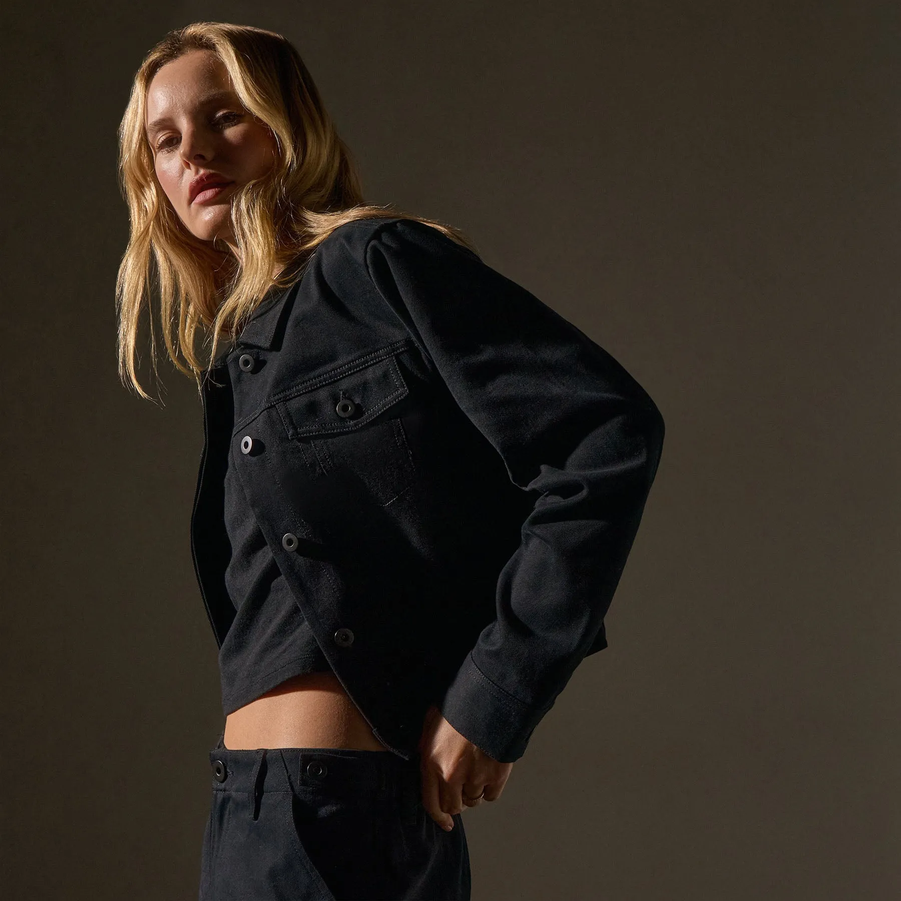 Cashmere Touch Jacket - Black sold by James Perse product image thumbnail 4