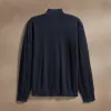 Ultrafine Cashmere Half Zip - Dark Navy sold by James Perse