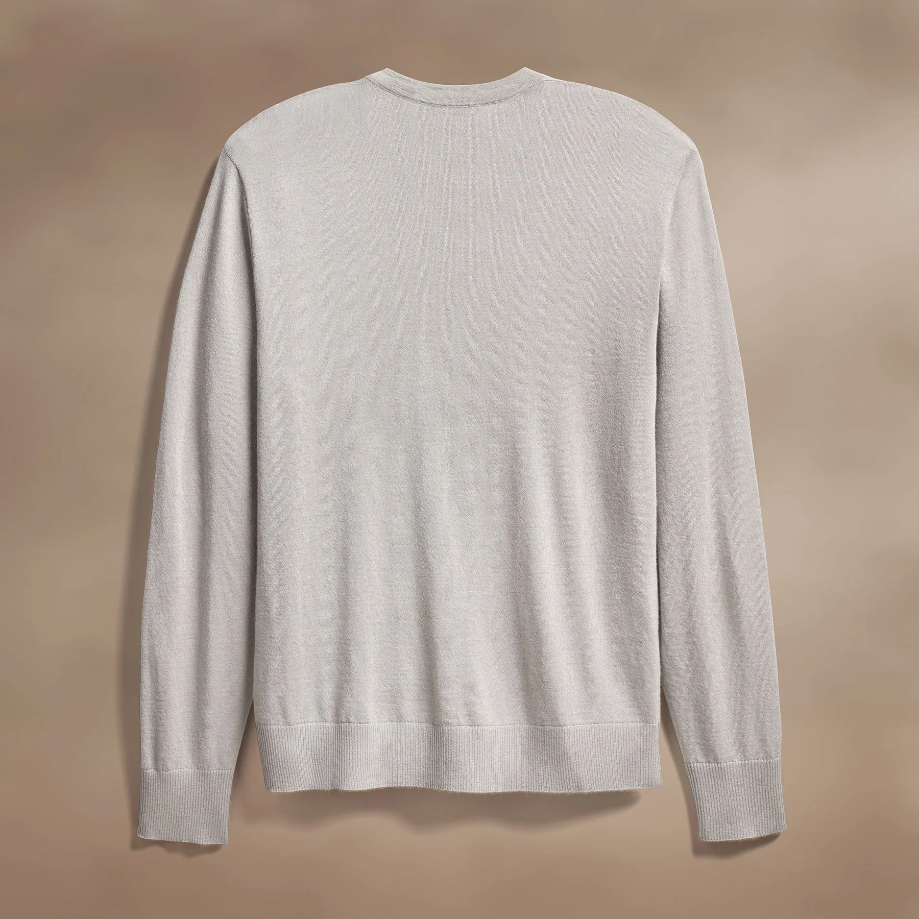 Ultrafine Cashmere V Neck Sweater - Concrete sold by James Perse product image thumbnail 4