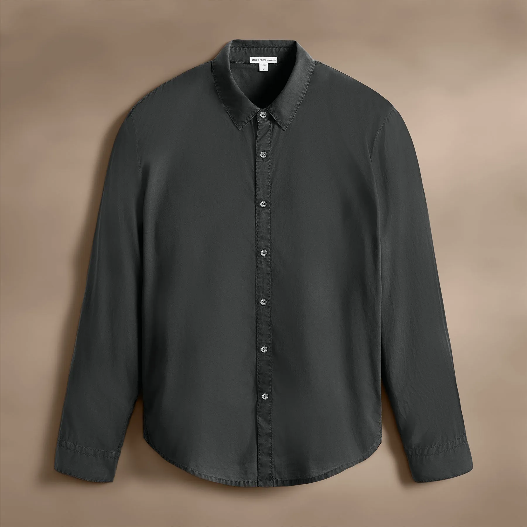 Standard Shirt - Carbon Pigment sold by James Perse