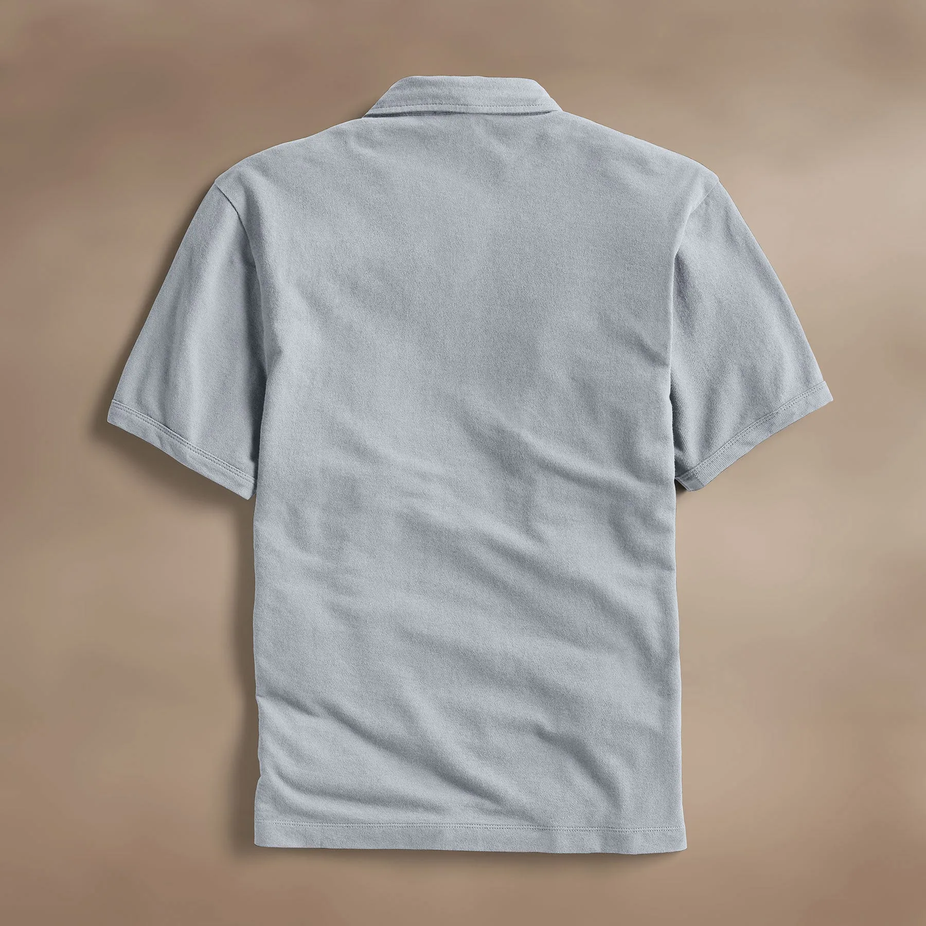 Palm Tree Embroidered Polo - Grey Sky/Magma sold by James Perse product image thumbnail 4