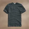 Short Sleeve Crew Neck - Asphalt Pigment sold by James Perse