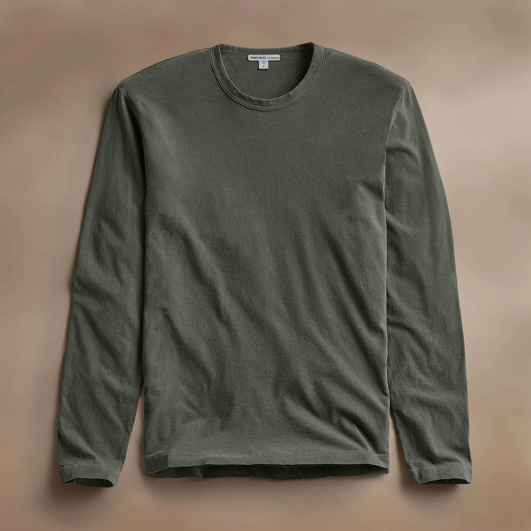 Long Sleeve Crew Neck - Granite Pigment sold by James Perse