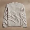 Soft Featherweight Cashmere Crew - Light Beige sold by James Perse
