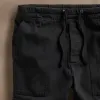 Army Cotton Slub Cargo Pant - Black Pigment sold by James Perse