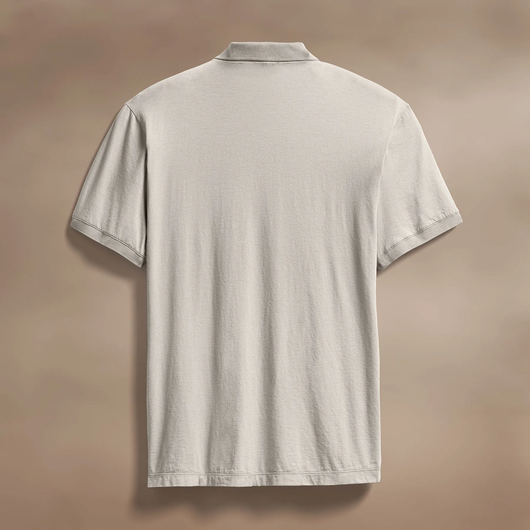 Luxe Lotus Jersey Polo - Salt sold by James Perse product image thumbnail 3