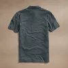 Sueded Jersey Polo - Asphalt Pigment sold by James Perse