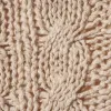 Cotton Linen Chunky Cable Knit Sweater - Natural sold by James Perse
