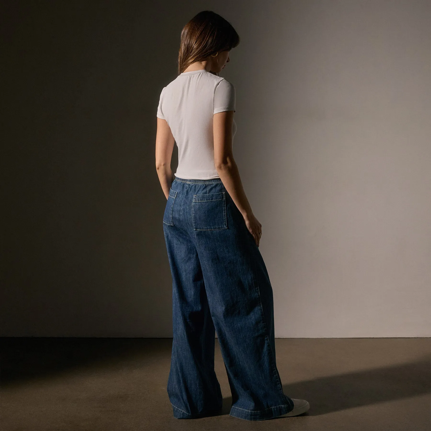 Short Sleeve Cropped Tee - Light Mist sold by James Perse product image thumbnail 4