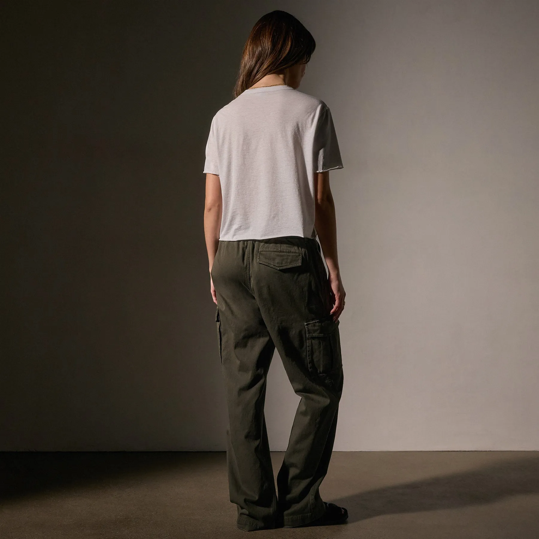 Cotton Linen Silk Tee - Light Mist sold by James Perse product image thumbnail 4