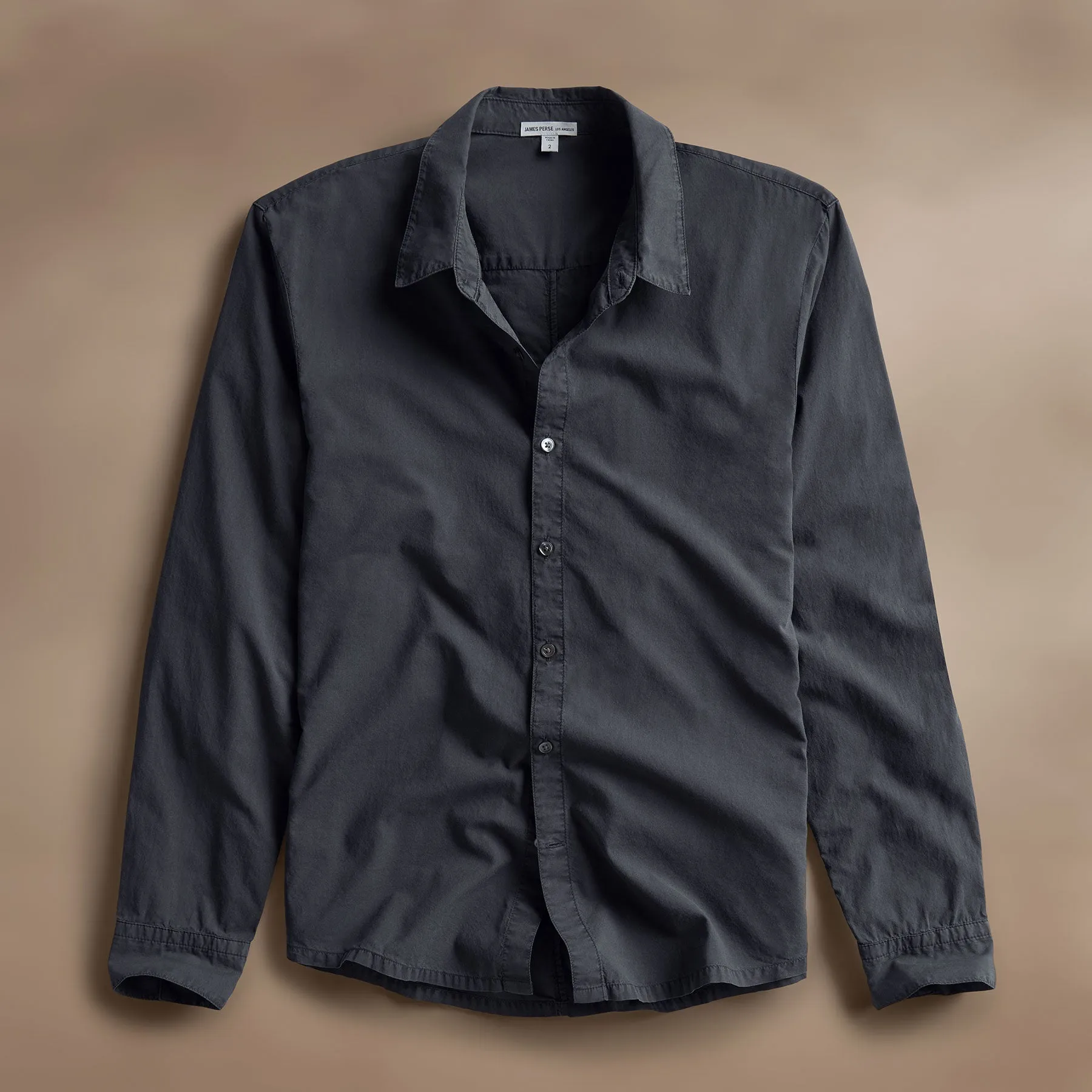 Standard Shirt - Asphalt Pigment sold by James Perse