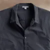 Standard Shirt - Asphalt Pigment sold by James Perse