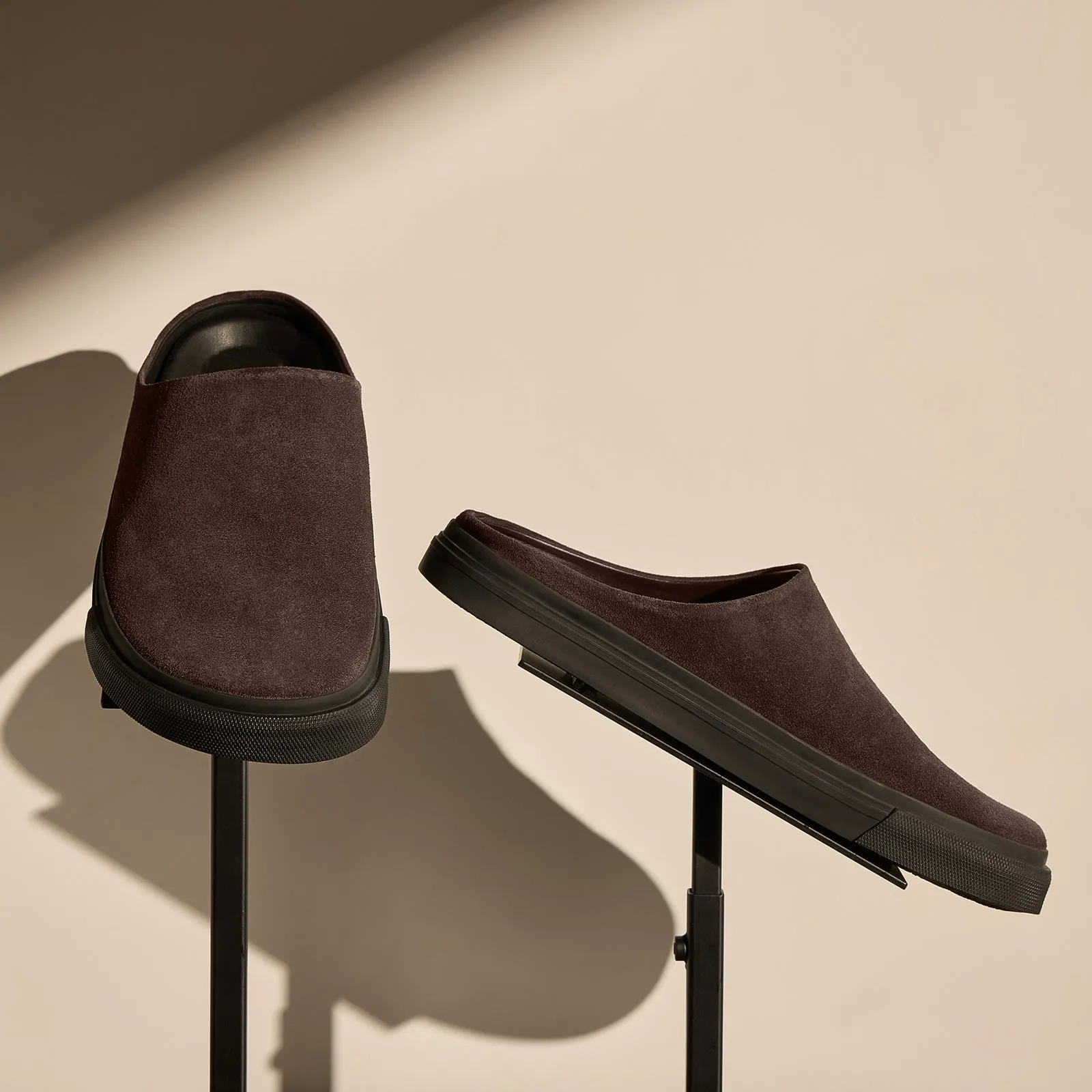 Men's Suede Clog - Cafe sold by James Perse