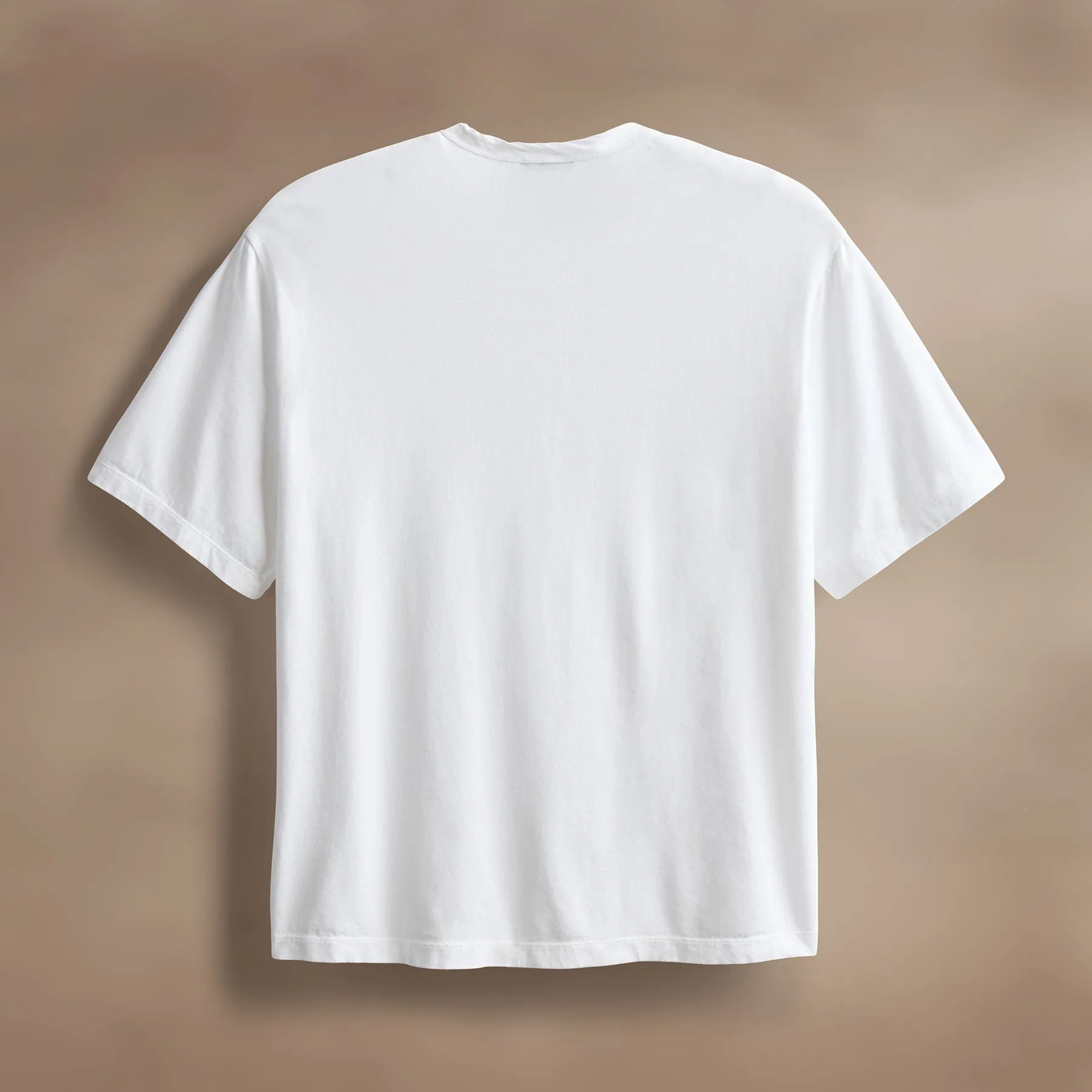 Heavy Luxe Jersey Oversized Crew - White sold by James Perse product image thumbnail 4