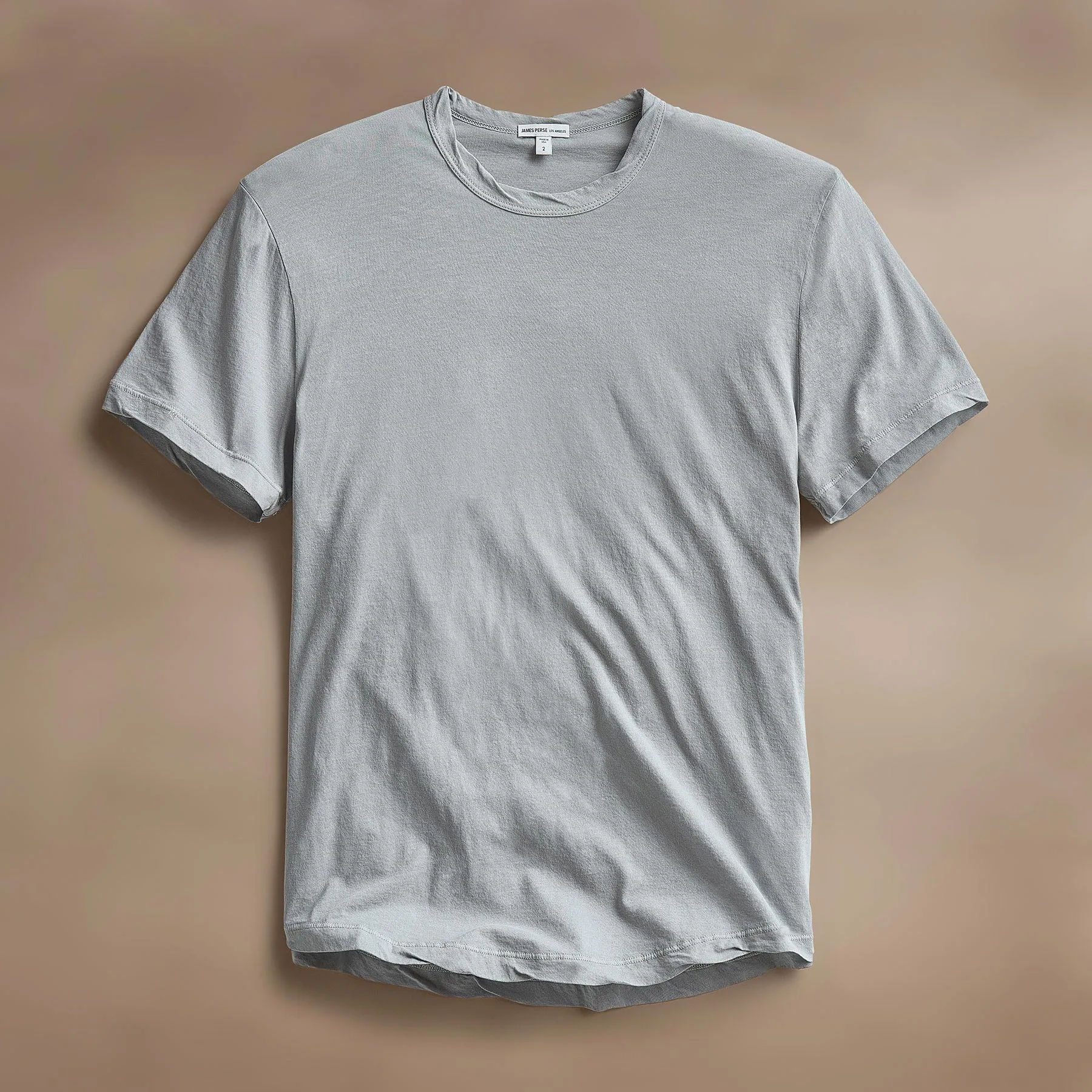 Clear Jersey Crew - Grey Sky Pigment sold by James Perse