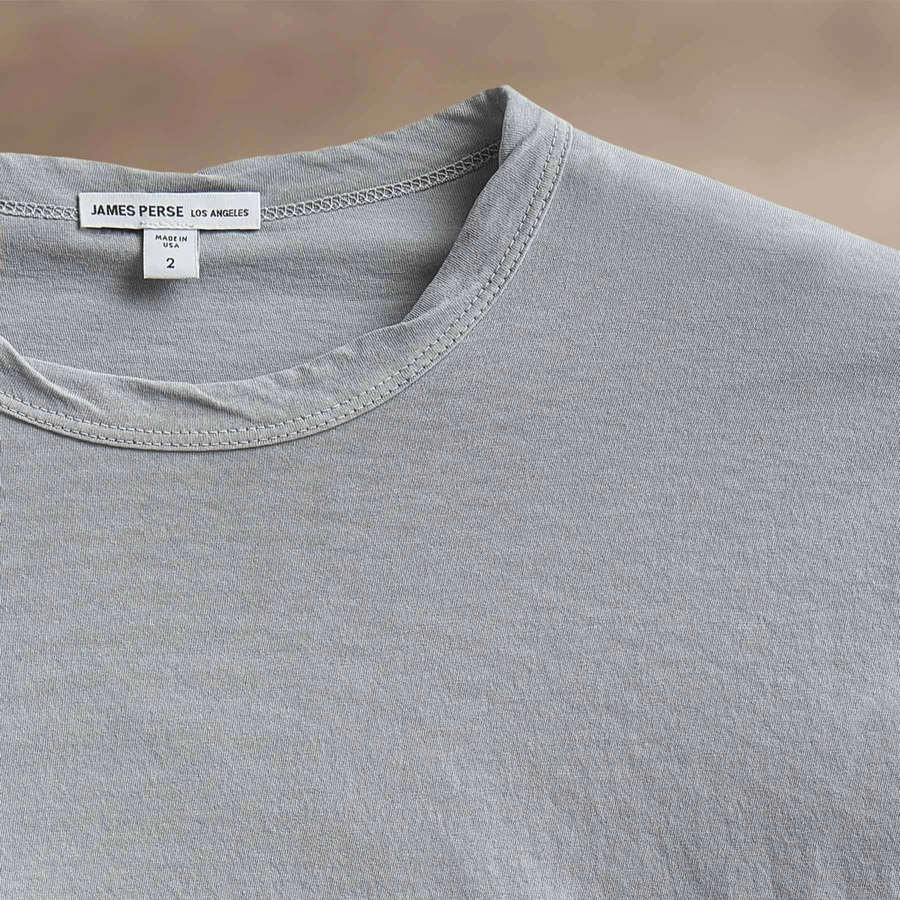 Clear Jersey Crew - Grey Sky Pigment sold by James Perse product image thumbnail 2