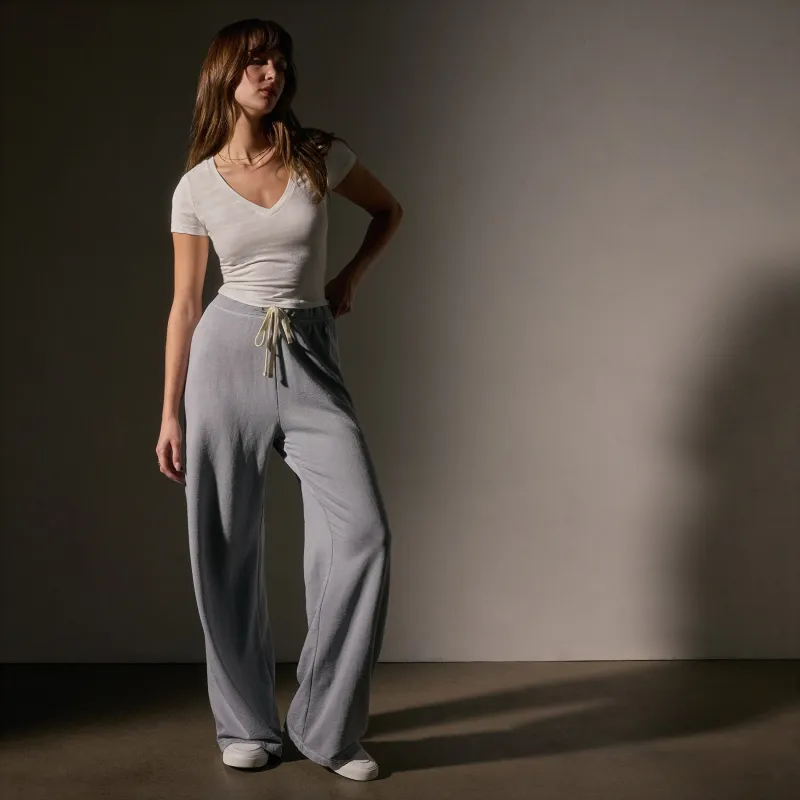 Wide Leg Sweatpant - Grey Sky Pigment sold by James Perse