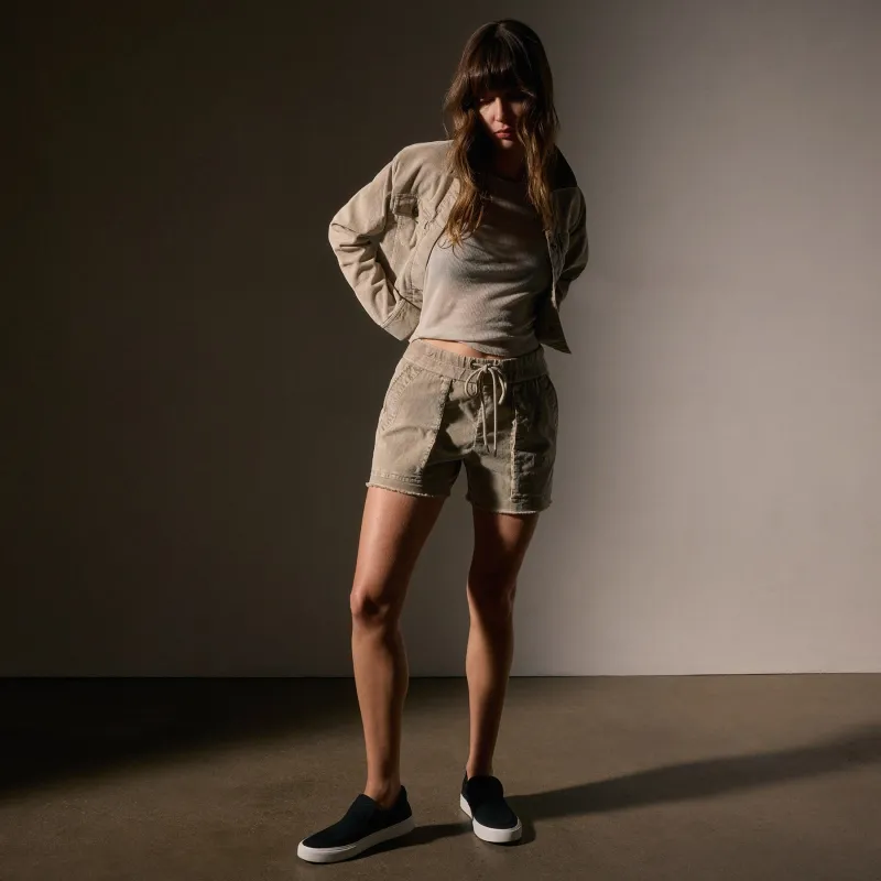 Corduroy Utility Short - Overcast Pigment sold by James Perse