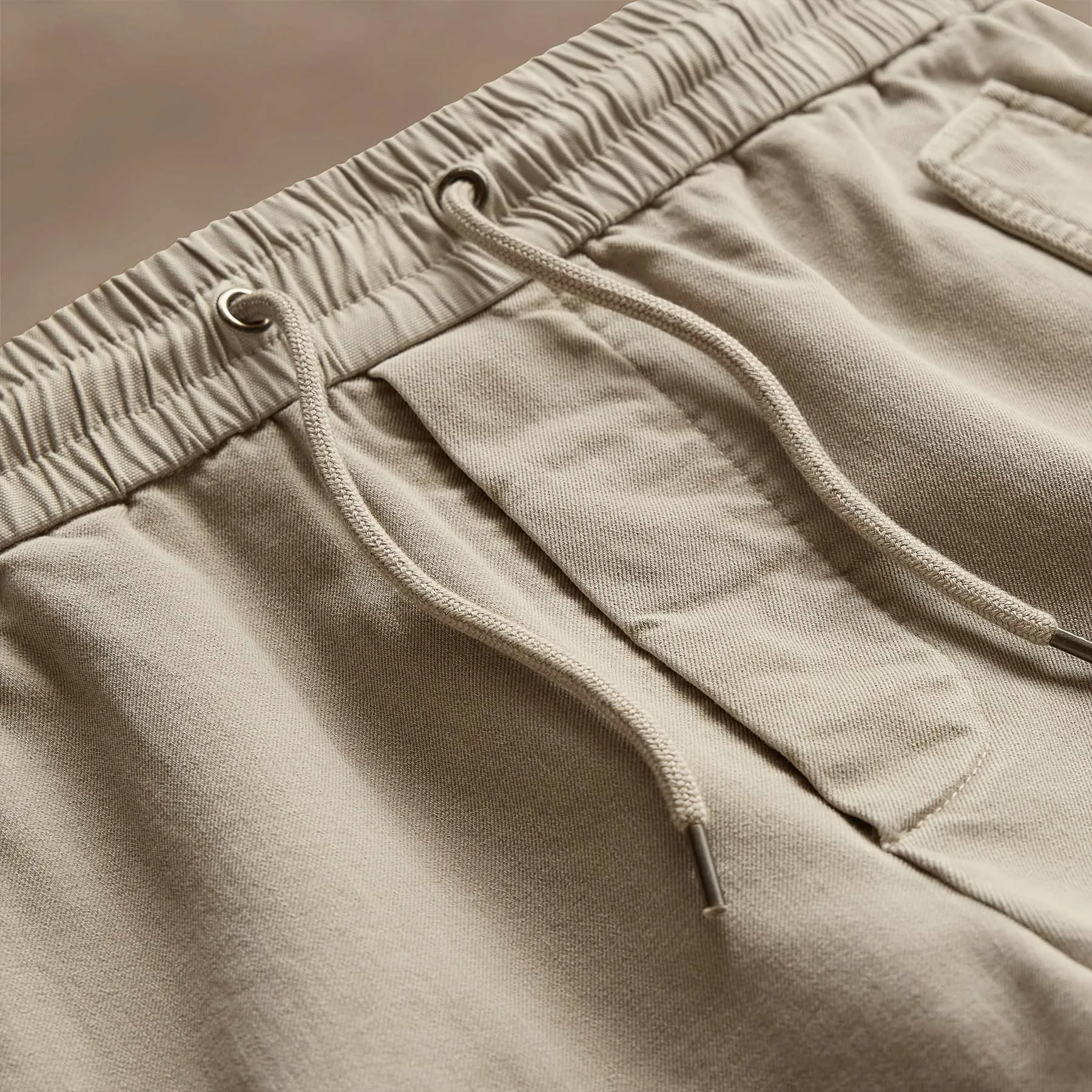 Woven Cotton Terry Cargo Short - Overcast Pigment sold by James Perse product image thumbnail 4