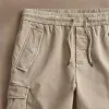 Woven Cotton Terry Cargo Short - Overcast Pigment sold by James Perse