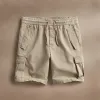 Woven Cotton Terry Cargo Short - Overcast Pigment sold by James Perse